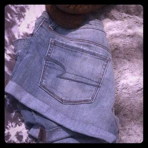 NWOT American Eagle Hi-Rise shortie shorts